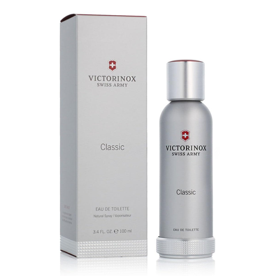Swiss Army Eau de Toilette bottle front view highlighting minty top notes for everyday freshness