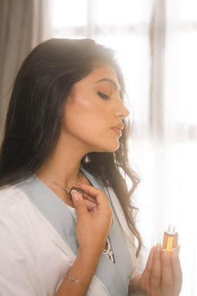 Swiss Arabian Secret Oud alcohol-free formula, gentle on sensitive skin.