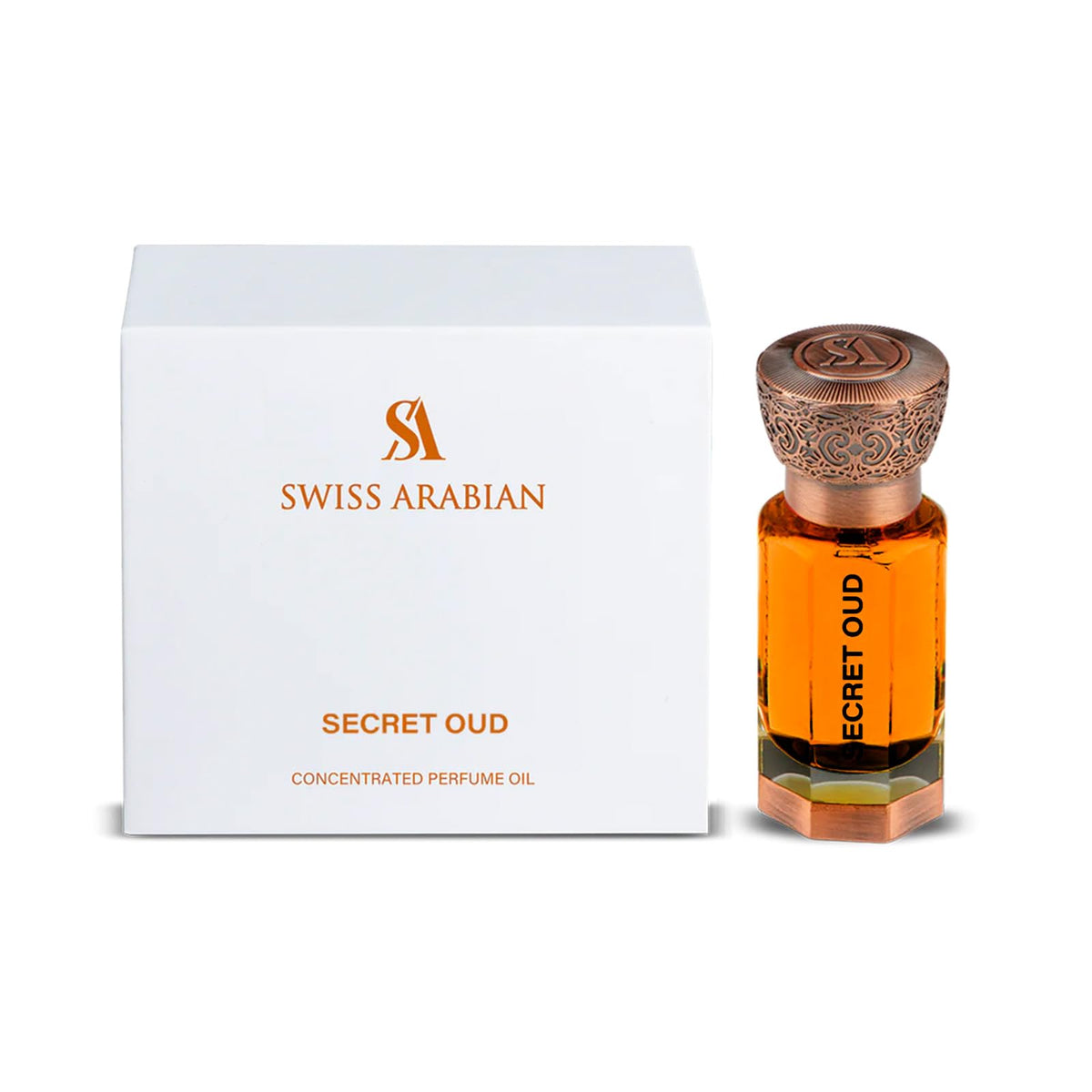 Swiss Arabian Secret Oud artisan perfumery, crafted for a luxurious daily ritual.