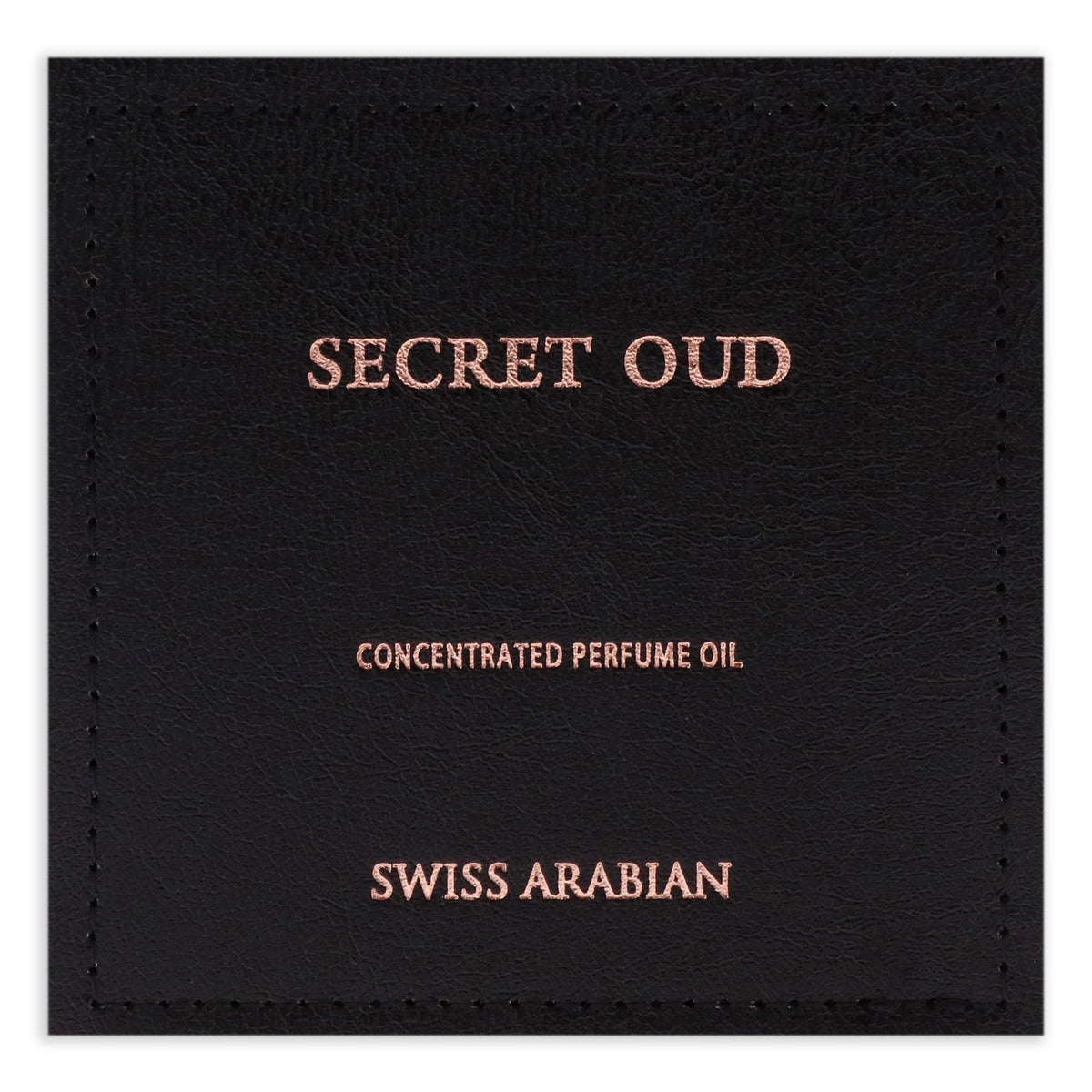 Swiss Arabian Secret Oud vanilla-musk swirl, inviting and lasting.