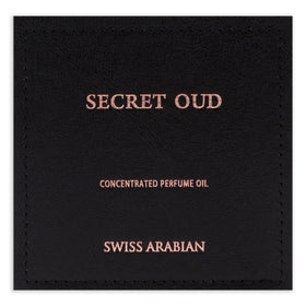Swiss Arabian Secret Oud vanilla-musk swirl, inviting and lasting.