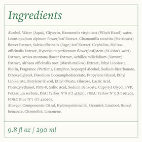 Ingredients label of SwissJust Arnica Balm showing arnica and botanicals.