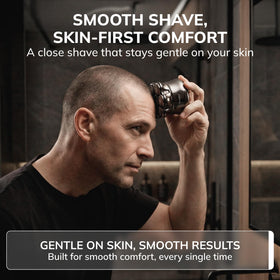 Swissker by Swissklip SK8 PRO X mess-free shaving for home or travel.