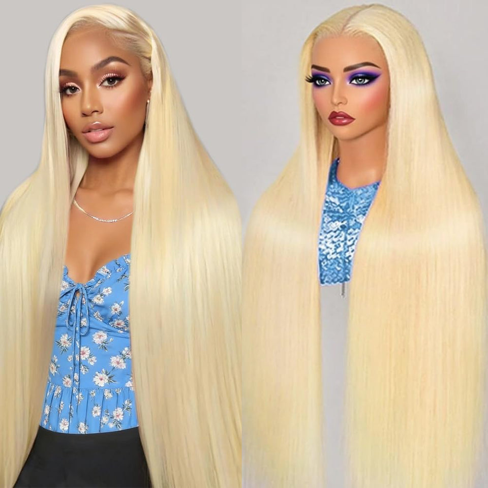 SWOTHEW 32-inch 613 lace front wig, full-length for dramatic styling.