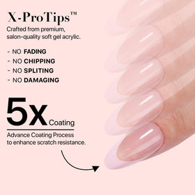 SXC nails offer all-day comfort and flexible fit