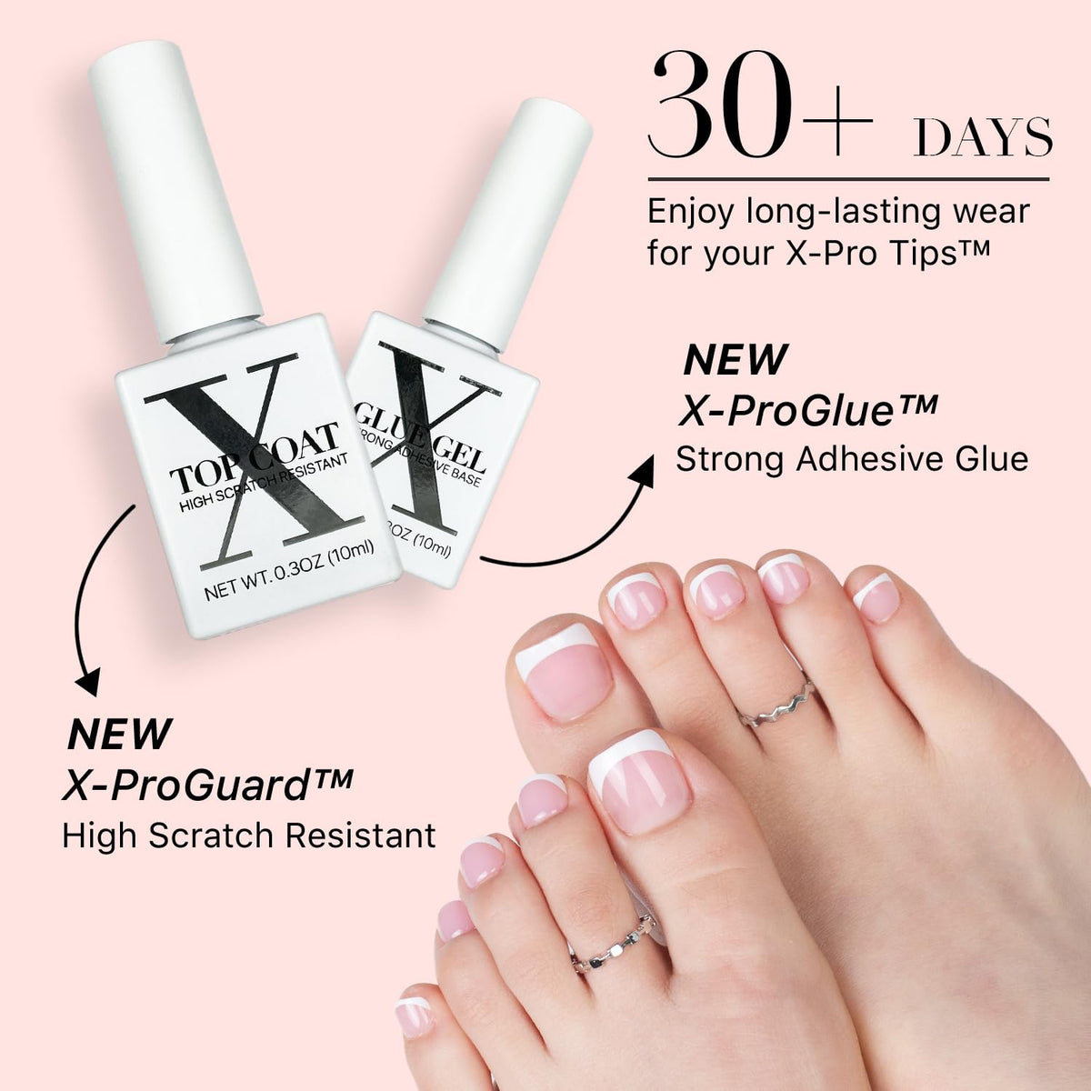 Soft gel texture provides flexible, durable feel.