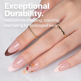 SXC nails with durable, chip-resistant finish for lasting shine