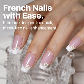 SXC ultra-fit nails with primer and base coat improve wear and quick styling.