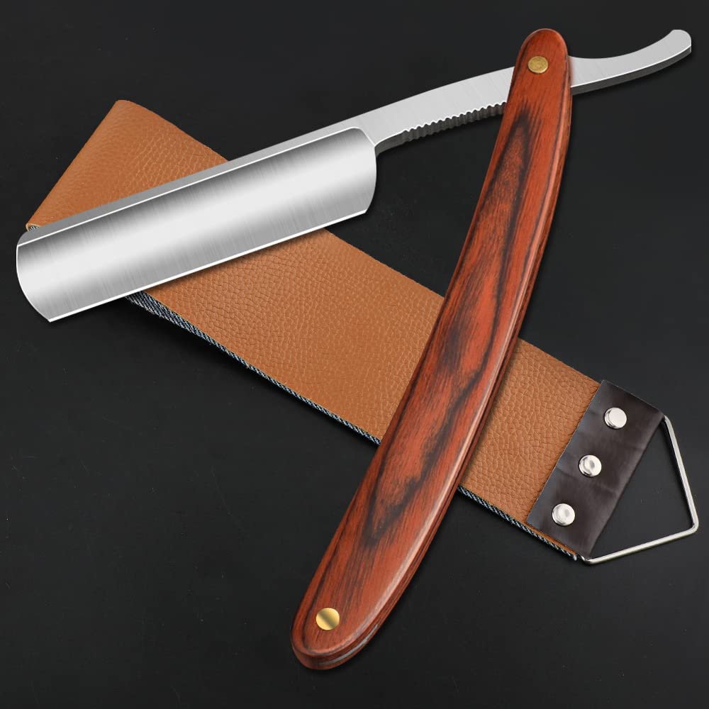 SXDGS Straight Razor No.147 with folding design for compact storage and safe transport.