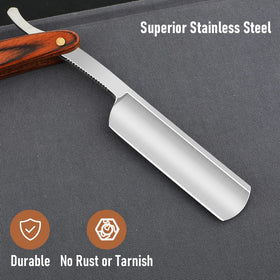 SXDGS shaving strop leather canvas belt for quick blade refresh.