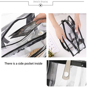 SxoSyo clear bag tsa-approved for airport security checks.