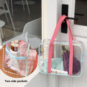 SxoSyo TSA-approved clear bag supports 3-1-1 travel rules.