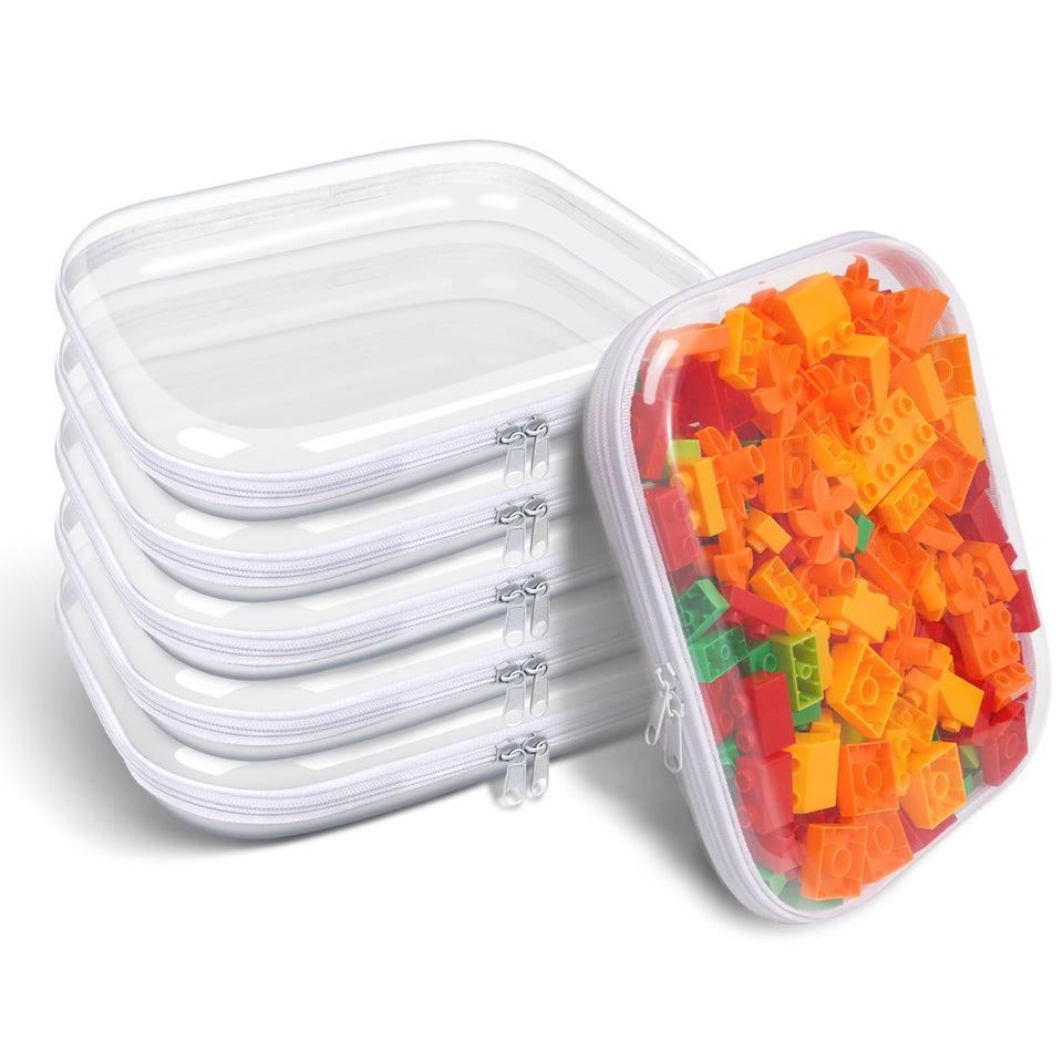 SXS Laconic clear hard case front view showing transparent organization for easy item visibility