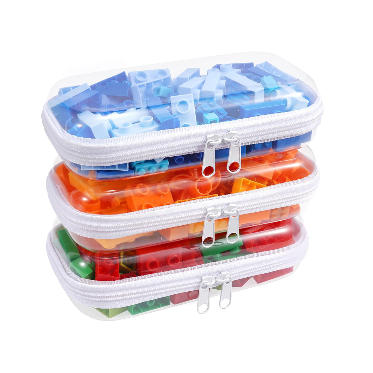 SXS LACONIC clear hard case front view showing visible organization at home