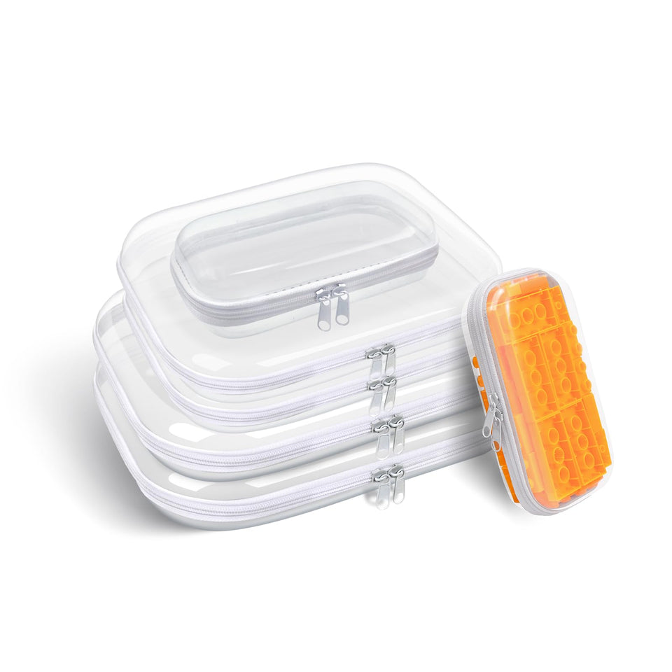 SXS LACONIC clear hard case in large size showing a transparent panel for easy organization.