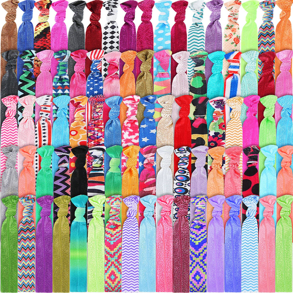 Syhood 200 pieces elastic hair ties solid colors for everyday ponies