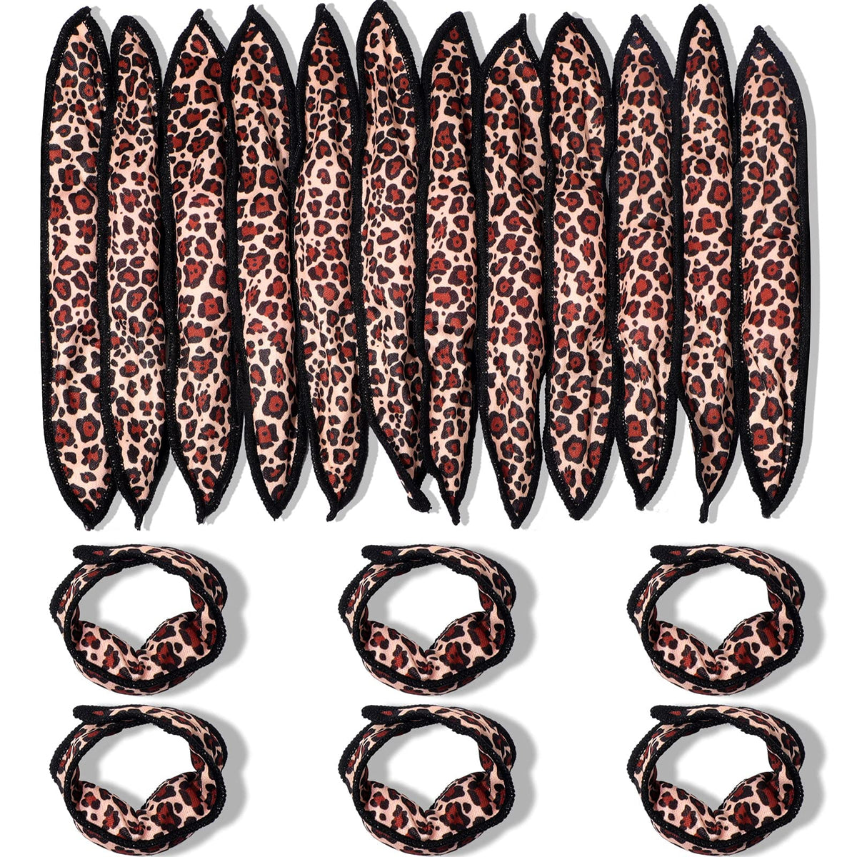 Syhood 48-pcs sponge hair rollers package shows full set for versatile styling.