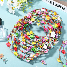 Syhood lifelike flowers enhance party decor and cosplay looks