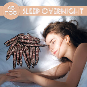 Syhood overnight sleep rollers in use demonstrates easy, no-heat curl setup.