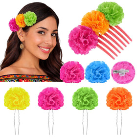 Syhood seven-piece marigold hair clips set for versatile styling