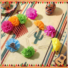 Syhood vibrant colors for Dia de los Muertos celebrations