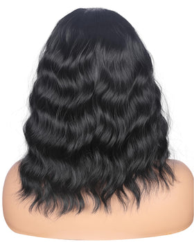 SYMEIW premium synthetic headband wig is lightweight and easy to style