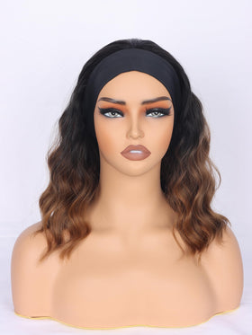 SYMEIW glueless headband wig with Velcro-secure design for quick wear