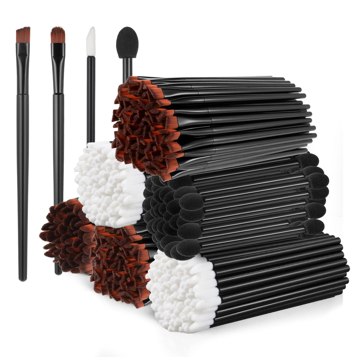 SynHHergyx disposable angled eyebrow brush for precise, clean application.
