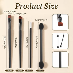 SynHHergyx disposable double-ended eyeshadow brush for versatile color blending.