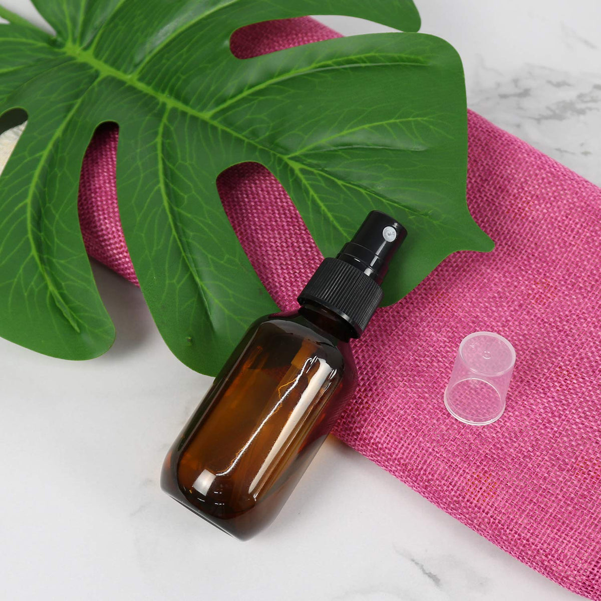 SYNTECSO eco-friendly amber spray bottle set is ideal for cleaning and homemade solutions.
