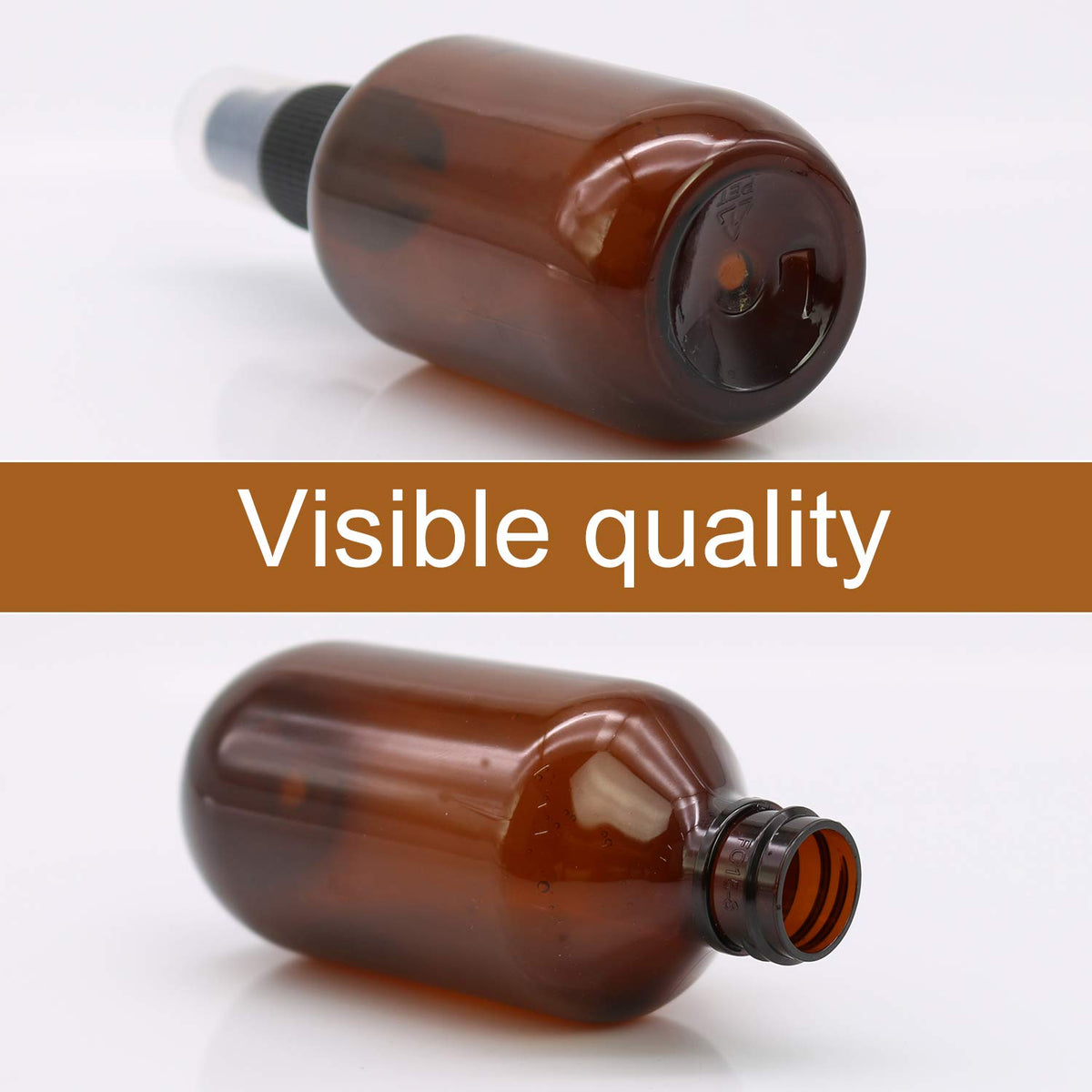 SYNTECSO travel-ready amber bottle protects contents from UV light.