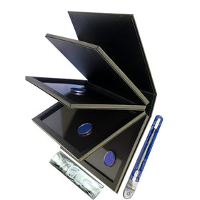 SZDYM Strong 4-Layer Palette front view, showcasing compact, multi-level makeup storage.