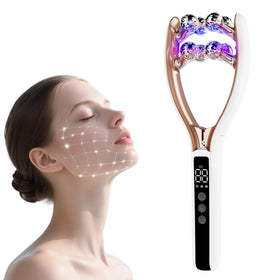 SZMDLX microcurrent facial massager with LCD screen for precise intensity control