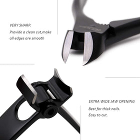 SZQHT Podiatrist Toenail Clippers ideal for home use by seniors and athletes