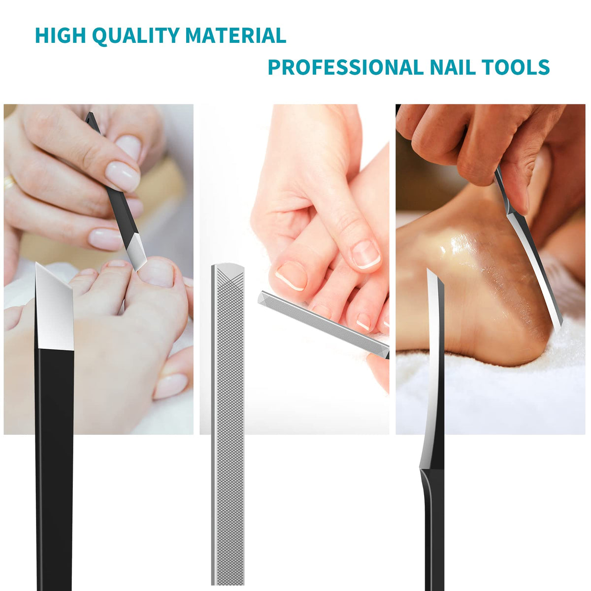 SZQHT Podiatrist Toenail Clippers gift-pack for professionals and home use