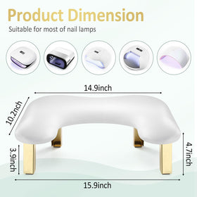 SZSJA Nail Arm Rest foldable legs for easy storage after use