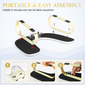 SZSJA ample underneath space fits nail lamps and tools.