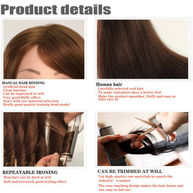 SZCY LLC braiding-friendly head helps create complex styles with ease.