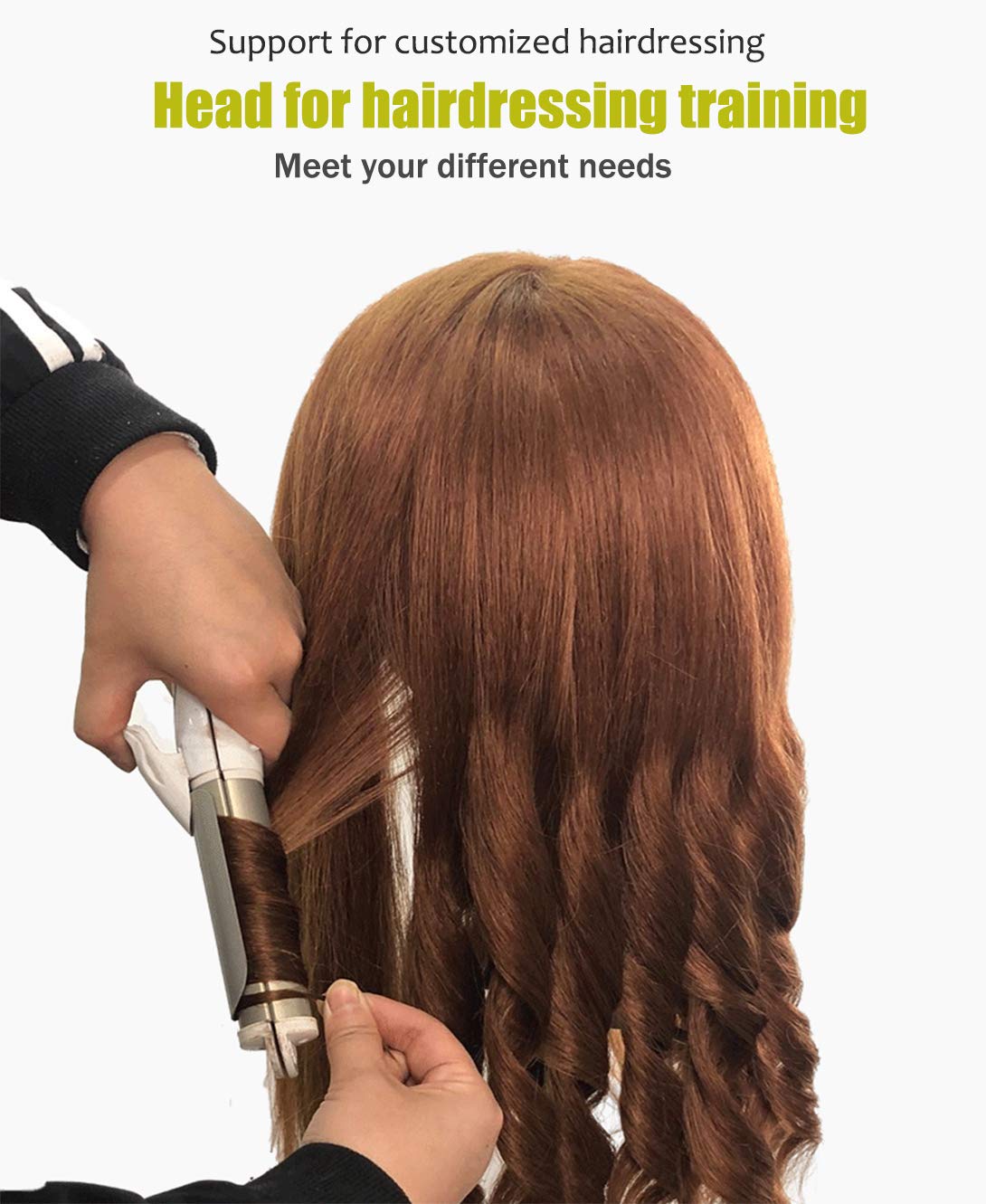 SZCY LLC washable hair head allows warm-water cleaning after sessions.