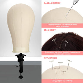 SZCY wig head with mount hole enables stable mounting
