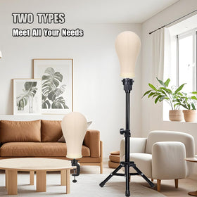 SZCY wig stand tripod holds heads for easy wig display