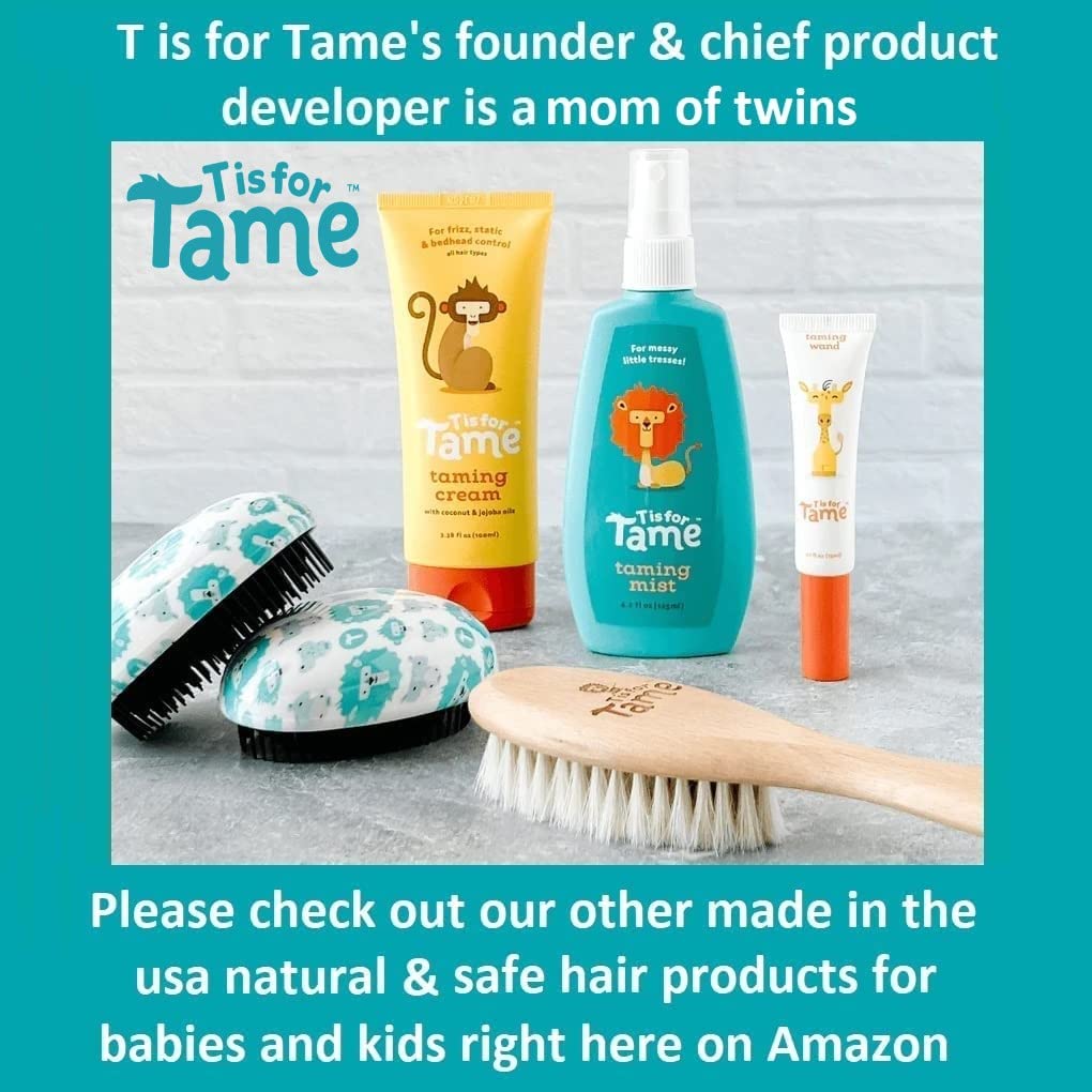 T is for Tame all-hair-types cream texture on hands