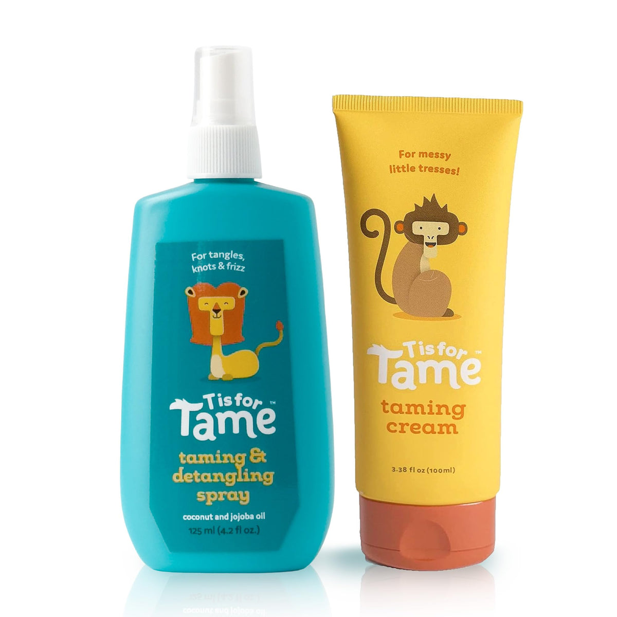 T is for Tame family-ready scene with baby and caregiver