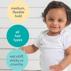 T is for Tame natural ingredients coconut and jojoba for gentle care.