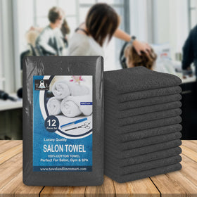12-pack towels showing reinforced edges for durability.