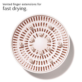T3 Afar Diffuser satin-blush finish enhances styling aesthetics.