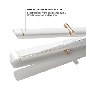 T3 Curling Straightener nine heat settings on display for all hair types.