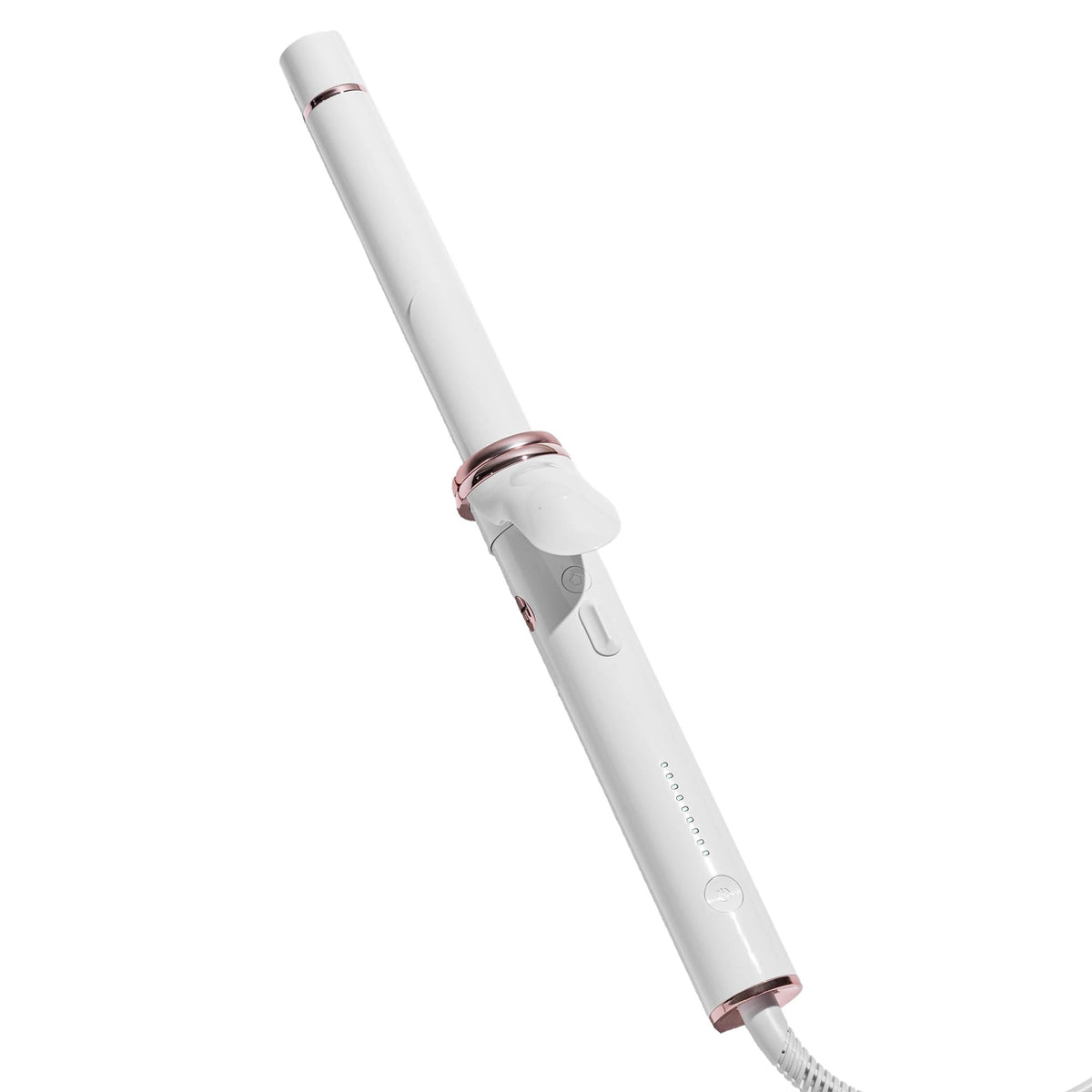 T3 CurlWrap with rotating barrel showing smooth curls and steady rotation