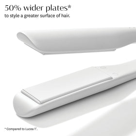 Wide CeraGloss plates on T3 Lucea for faster styling and glossy finish.