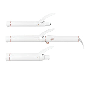 T3 Switch Kit Classic Trio one-inch barrel creates classic curls with glossy finish.